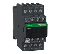Schneider Electric Contactor TeSys D LC1DT40BL 4P (4 NA) 40 A AC-1 ≤440 V Bobina bajo consumo 24V CD