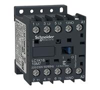 Schneider Electric LC1K1610M7 TeSys K Minicontactor 3P AC-3, 440 V 16 A, Bobina 220, 230 V CA