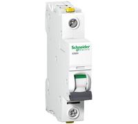 Schneider Electric A9F06116 IC60H Interruptor Automático Magneto Térmico, 1P, 16A, Curva B, 78.5mm x 18mm x 91mm, Blanco