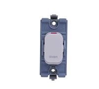 Schneider Electric Lisse - Módulo de interruptor basculante para horno, 2 polos, 20AX, GGBL20DPOVW, blanco, 6 unidades