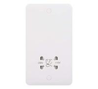 Schneider Electric Lisse White Moulded - Enchufe para afeitadora, doble voltaje, 115/230 V, GGBL7090S, color blanco