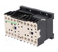Schneider Electric contactor reversible LP2K1201BD TeSys K 3 polos 12 A 24 V DC 5,5 kW