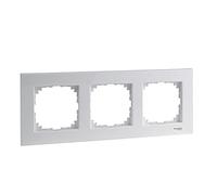Schneider Electric - Marco 3 elementos elegance Blanco activo