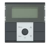 Schneider Electric Merten MEG5754-0414 - Temporizador Digital para Interiores (con Interruptor, Sistema M, Incluye Interruptor, Color Antracita)