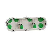 Schneider Electric - Multifix aire, caja impermeable de 3 posiciones entre eje de 71 mm, diámetro 67 mm, prof. 40 mm - IMT35031