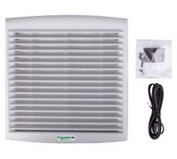 Schneider Electric NSYCVF165M230PF Ventilador Forzado ClimaSys, IP 54, 165 m3/h, 230 V, con Rejilla de Salida y Filtro G2