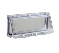 Schneider Electric NSYVA274MA Ventanilla Plástica con Bisagras IP 65, Al 78 x An 95 x L 25 mm