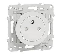 Schneider Electric - Odace, toma de corriente 2P+T afilador, 16 A, conexión rápida, Blanco Odace - Toma de corriente 2P+T afiladora - Blanco - Conexión rápida - S520052