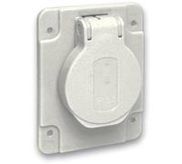 Schneider Electric PKS61G Toma Schuko ENC 65 x 85 Posterior Ip54 220 V 2P+T, Gris
