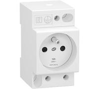 Schneider Electric R9PCS616 Resi9 - Toma de corriente (2P+T, 250 V, 16 A, enchufe 2 P+T, 250 V, 16 A)