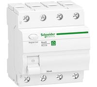 Schneider Electric R9R22463 - Disyuntor R9R22463 (4 pines, 63 A, 30 mA, tipo A)
