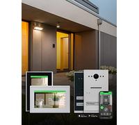 Schneider Electric Ritto RGE2094150 - Videoportero con aplicación TwinBus IP (Monitor HD de 7 Pulgadas, 1 casa Familiar, tecnología de 2 Cables, Empotrado, Color Gris Antracita)