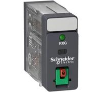 Schneider Electric Relé RXG22BD 2Co 5A, Botón Test y LED 24Vdc - Juego de 10