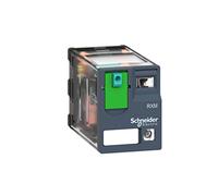 Schneider Electric RXM2AB2BD Relé de Miniatura Enchufable, Zelio RXM, 2 Ca, 24 V Cc, Led