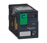 Schneider Electric RXM4AB2BD Relé de Miniatura Enchufable, Zelio RXM, 4 Ca, 24 V Cc, Led