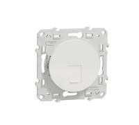 Schneider Electric S520477 - Odace, conectores RJ45, grado 3 (multimedia), Cat.6A STP de larga distancia, color blanco Odace, conector RJ45 blanco, grado 3 (multimedia +) Cat 6A STP (larga distancia)