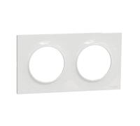 Schneider Electric S520704 Marco Styl 2 Elementos, Blanco