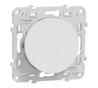 Schneider Electric SC5S52A206 Odace - Interruptor simple (230 V), color blanco