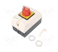 Schneider Electric VCF02GE Interruptores Seccionadores en Cofre de Paro de Emergencia, 10 A