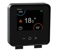 Schneider Electric Termostato de habitación Wiser Zigbee Smart Home, control por pantalla o con aplicación gratuita, compatible con Amazon Alexa y Google Home, ahorro de energía