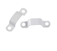 Schneider Electric Tower LSF - Clips para cable de sillín de bajo humo y humo, 6,3-6,9 mm de diámetro, cumple con la 18ª edición, acero inoxidable, 64LSF272W, blanco, paquete de 50
