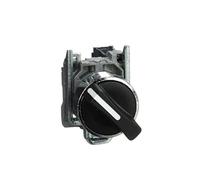 Schneider Electric Interruptor selector Harmony XB4BD21 Diámetro 22 mango de 2 posiciones 1 Na Negro