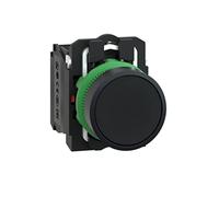 Schneider Electric XB5AA25 Harmony Pulsador con Impulsión, 1O+1F, 22 mm Diámetro de Fijación, Negro