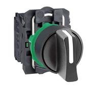 Schneider Electric Selector XB5AD33 Diámetro 22 Mango de 3 posiciones 2 Na Negro