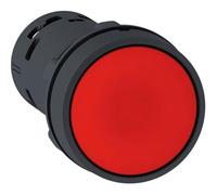 Schneider Electric XB7NA45 Pulsador de Impulso, NO + NC, Rojo, Juego de 10
