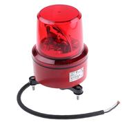 Schneider Electric XVR13M04L Espejo Rotativo Precableado, Diámetro 130 mm sin Zumbador, 230 V, Rojo