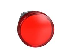 Schneider Electric ZB4BV04 Cabeza Piloto Luminoso Diámetro 22, Redonda, Lentes Lisas, Rojo