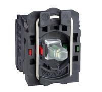 Schneider Electric ZB5AW0G45 Harmony Base/Estructura del Botón Luminoso, 1O+1F Contactos, 110-120 V, Rojo