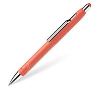 Schneider Pen Bolígrafo retráctil Epsilon 138606 – trazo XB, tinta azul indeleble – naranja cálido