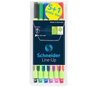 Schneider Etui 6 x Fineliner Line de Up 04, acción 5 + 1
