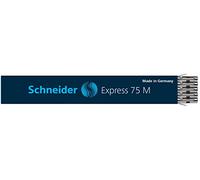 Schneider Express 75 - Recambio para bolígrafo de punta redonda (10 unidades, tinta negra)