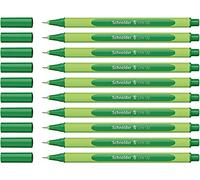 Schneider Fineliner Line de Up, 0,4 mm, Blackforest de Green, 10 unidades)