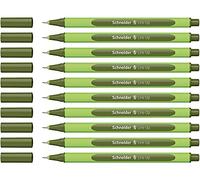 Schneider Fineliner Line de Up, 0,4 mm, Oliva de Green, 10 unidades)