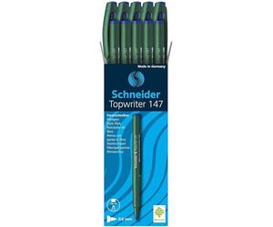 Schneider Fineliner Topwriter 147 Blauw 10 Stuks