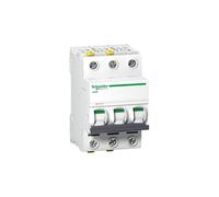 Schneider Electric A9F75316 Interruptor Automático Magnetotérmico Ic60N, 3P, 16A, Curva D