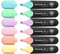 Schneider Optics · Subrayadores Job 150 · Colores pastel · Estuche de 6 unidades