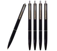 Schneider K15 - Lote de 5 bolígrafos de punta mediana, color negro