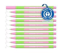 Schneider Line-Up - Rotuladores fineliner (triangular, grosor de trazo 0,4 mm, carcasa de plástico basado en bio) 10 unidades, color rosa pastel