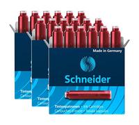 Schneider - Lote de 5 cartuchos de tinta rojo caja 6
