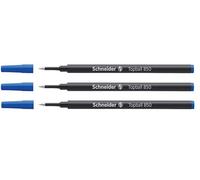 SCHNEIDER - Lote de 5 recambios para roller Topball 850 punta cónica media 05, color azul