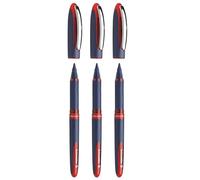 Schneider One Business Pte 06 - Rollers de tinta (3 unidades), color rojo