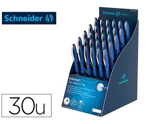 Schneider One Hybrid Rollerball Punta Cónica 0,5 mm Colores Surtidos Expositor de 30 Unidades