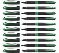 Schneider One Sign - Bolígrafo de punta redonda (1 mm, 10 unidades), color verde
