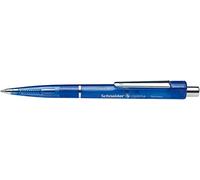 Schneider Optima - Bolígrafo con mecanismo a presión, color azul y transparente, M, color azul
