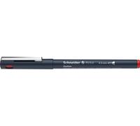 Schneider Pictus Fineliner Pluma, 0,4 mm Ancho De Línea, Rojo
