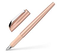 Schneider Pluma estilográfica para caligrafía y escritura (grosor de plumín 1,1 mm), color albaricoque